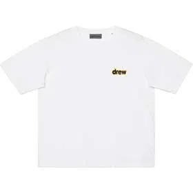 Drew Smiley American fashion brand short-sleeved summer high street pure cotton loose couple T-shirt（33 styles)-1832  