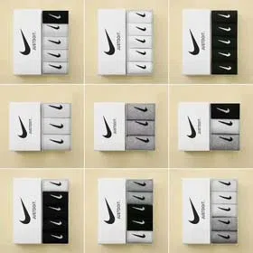 Nike summer thin middle tube long socks pure cotton breathable deodorant men and women sports socks-2344  