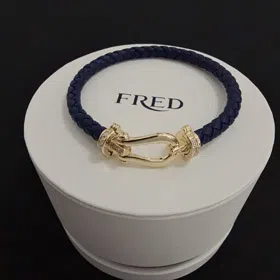Feiden full diamond diamond horseshoe buckle bracelet-3984  