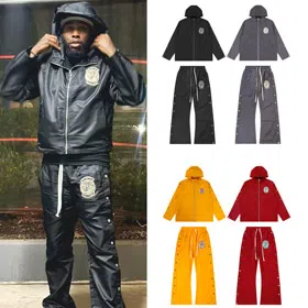 Saint Vanity Snap Button Tracksuit Set-6645  